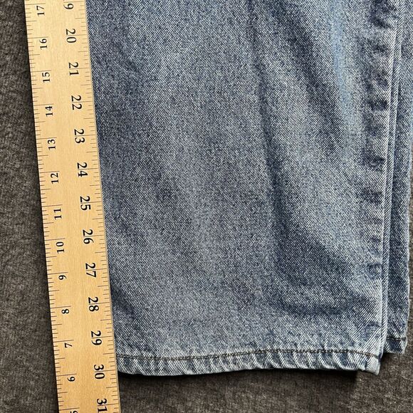 Cabelas Outdoor Gear Flannel Lined Jeans Mens 44 x 32 ( 41X30) Blue Straight Leg - Picture 7 of 8